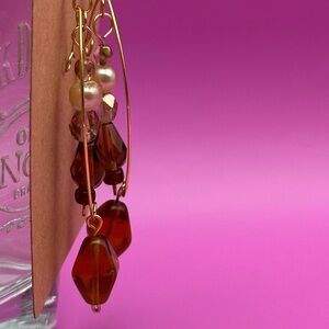 Golden Whiskey Earrings